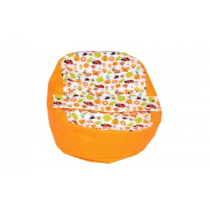 Pelíšek pro miminko, relaxační polštář BERUŠKA oranžová, AKCE 2