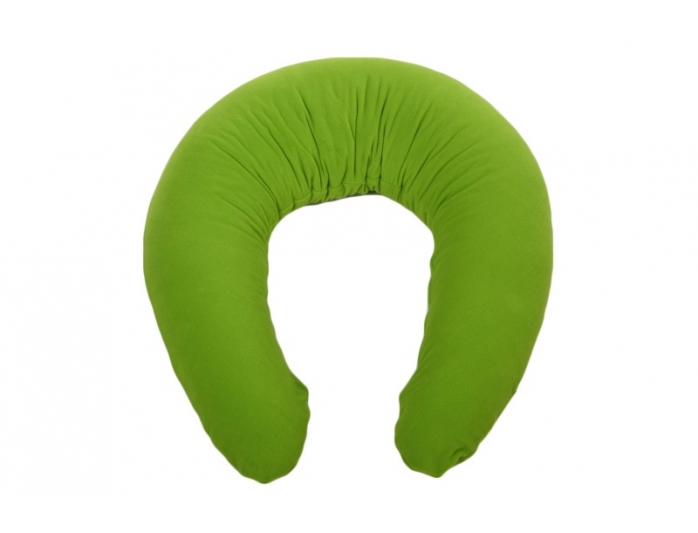 Relaxační a kojicí polštář Matýsek, zelený fleece