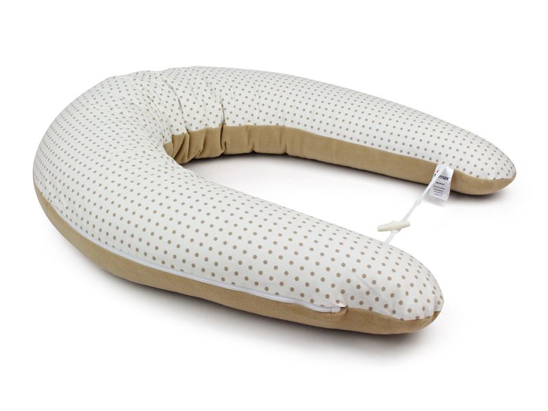Kojicí polštář Maxi PUNTÍK BÉŽOVÝ colormix 205cm obrázek 2234